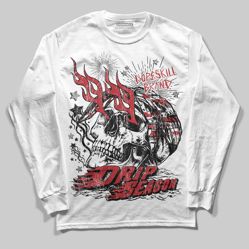 Bugs Bunny 8s DopeSkill Long Sleeve T-Shirt Drip Season Graphic