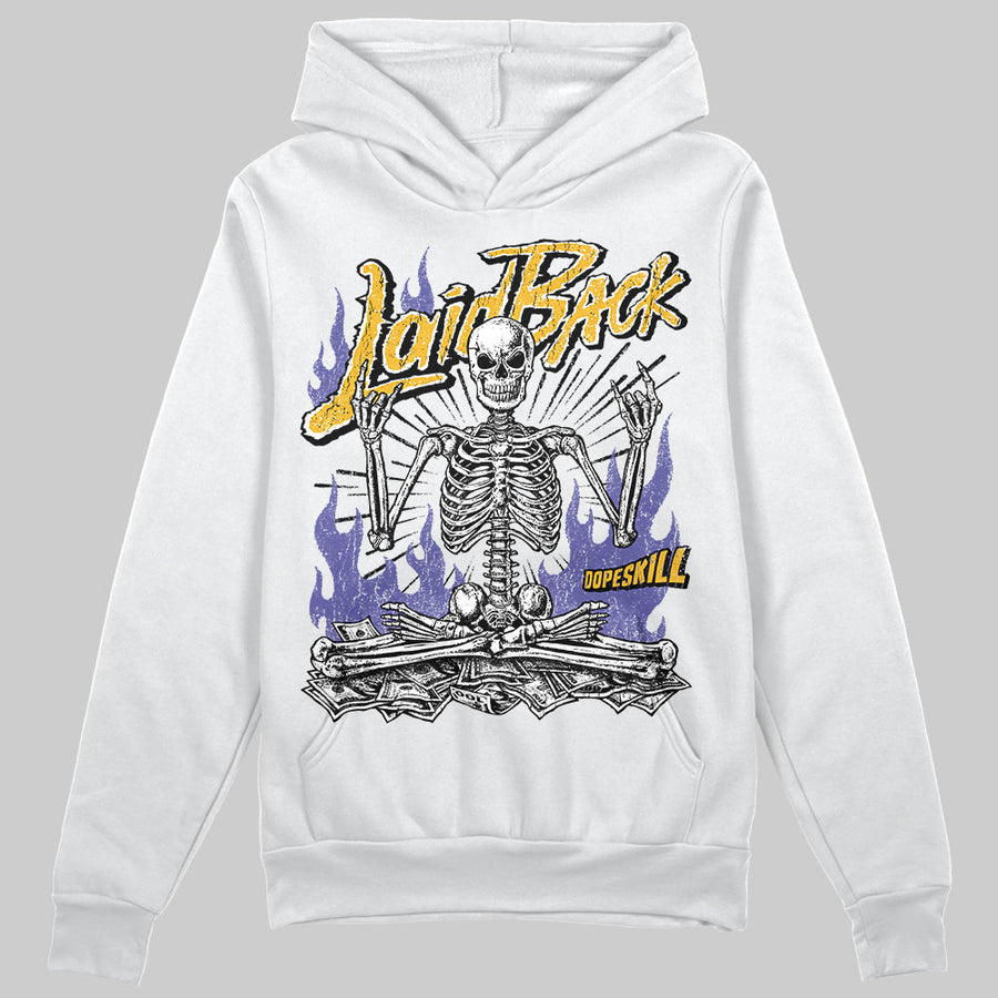Lakers 4s DopeSkill Hoodie Sweatshirt Laid Back Graphic