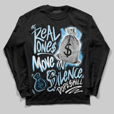 Legend Blue 11s DopeSkill Long Sleeve T-Shirt Real Ones Move In Silence Graphic