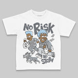 Wolf Grey 5s DopeSkill Toddler Kids T-shirt No Risk No Story Graphic