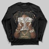 Medium Olive 3s DopeSkill Long Sleeve T-Shirt Rich Youth Graphic