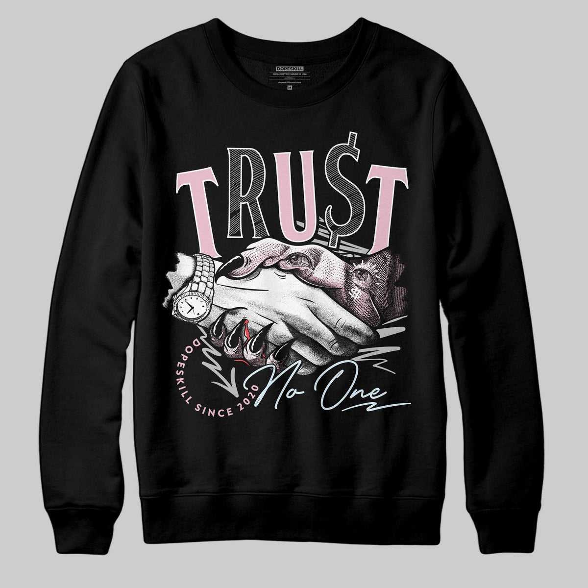 35th Anniversary 5s DopeSkill Sweatshirt Trust No One Graphic