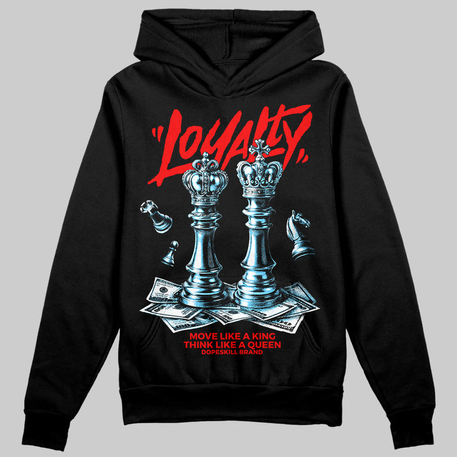 Red 'Loyalty' DopeSkill Graphic Hoodie