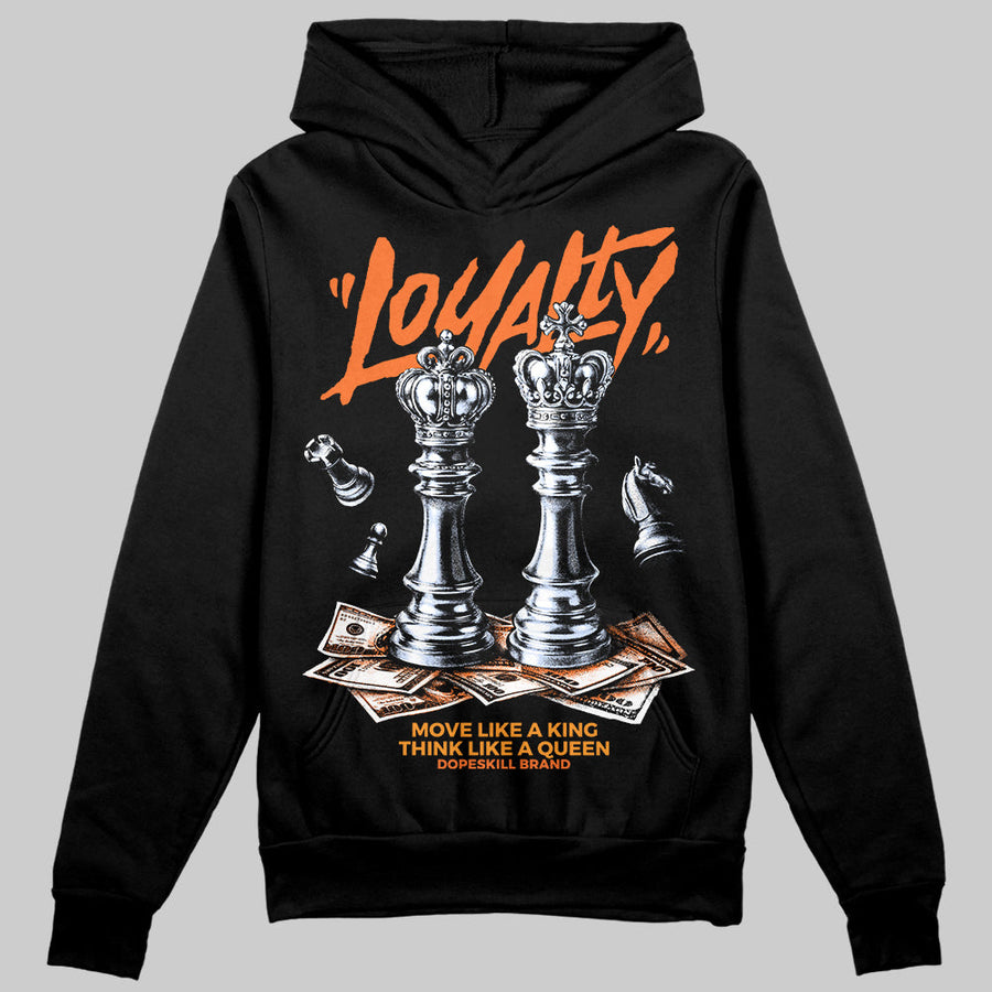 Orange 'Loyalty' DopeSkill Graphic Hoodie
