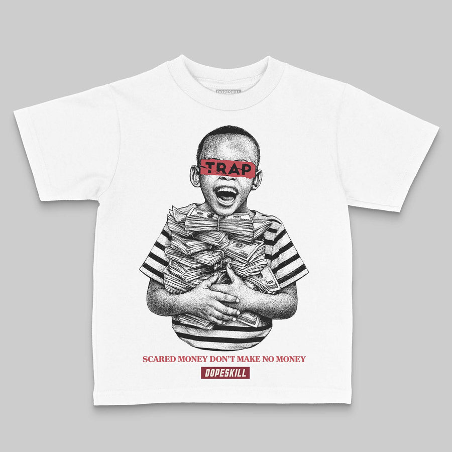 Valentine’s Day 4s DopeSkill Toddler Kids T-shirt Scared Money Don't Make No Money Graphic