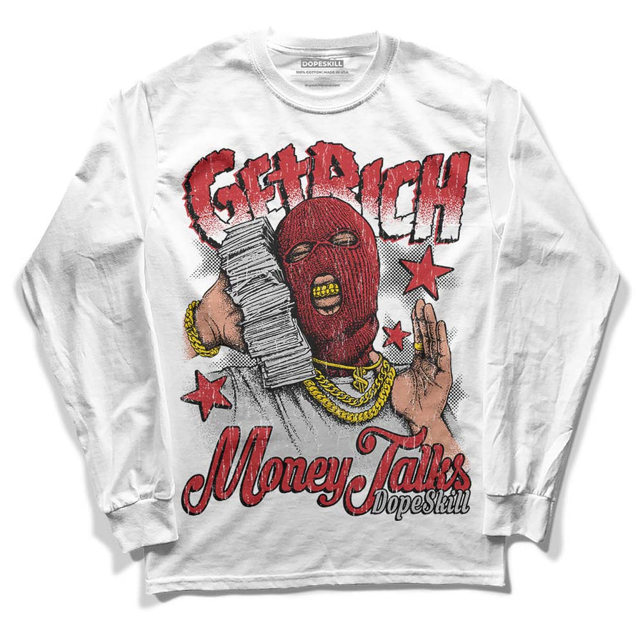 Red Taxi 12s DopeSkill Long Sleeve T-Shirt Get Rich Graphic
