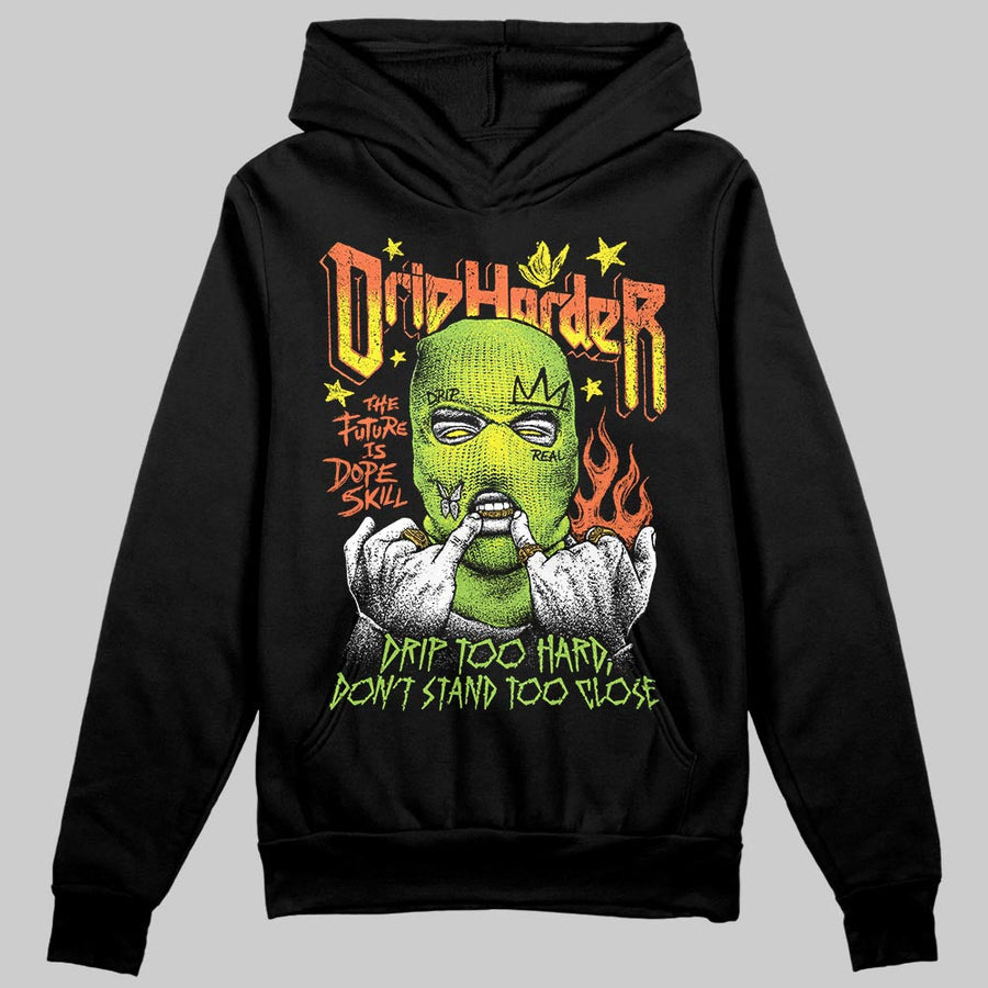 Neon Green Collection DopeSkill Hoodie Sweatshirt Drip Harder Graphic