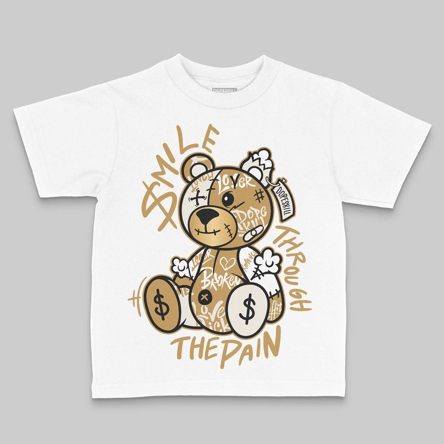 “Mother’s Day” 11s DopeSkill Toddler Kids T-shirt Smile Through The Pain Graphic