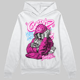 Pink 'Grind Pray' DopeSkill Graphic Hoodie