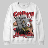 Fire Red “Black Tongue” 5s DopeSkill Sweatshirt Get Rich Graphic