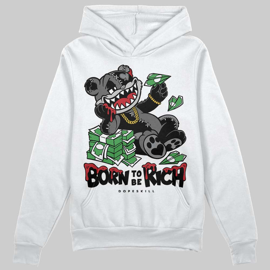 Black Cat 4s DopeSkill Hoodie Sweatshirt Born To Be Rich Graphic