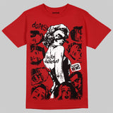 Cherry 11s DopeSkill T-Shirt Built Different Graphic