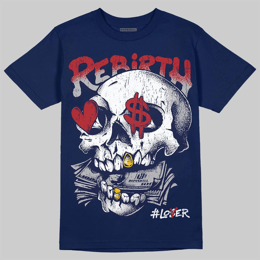 French Blue 12s DopeSkill T-Shirt Rebirth Graphic