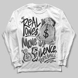 Black Cat 4s DopeSkill Long Sleeve T-Shirt Real Ones Move In Silence Graphic