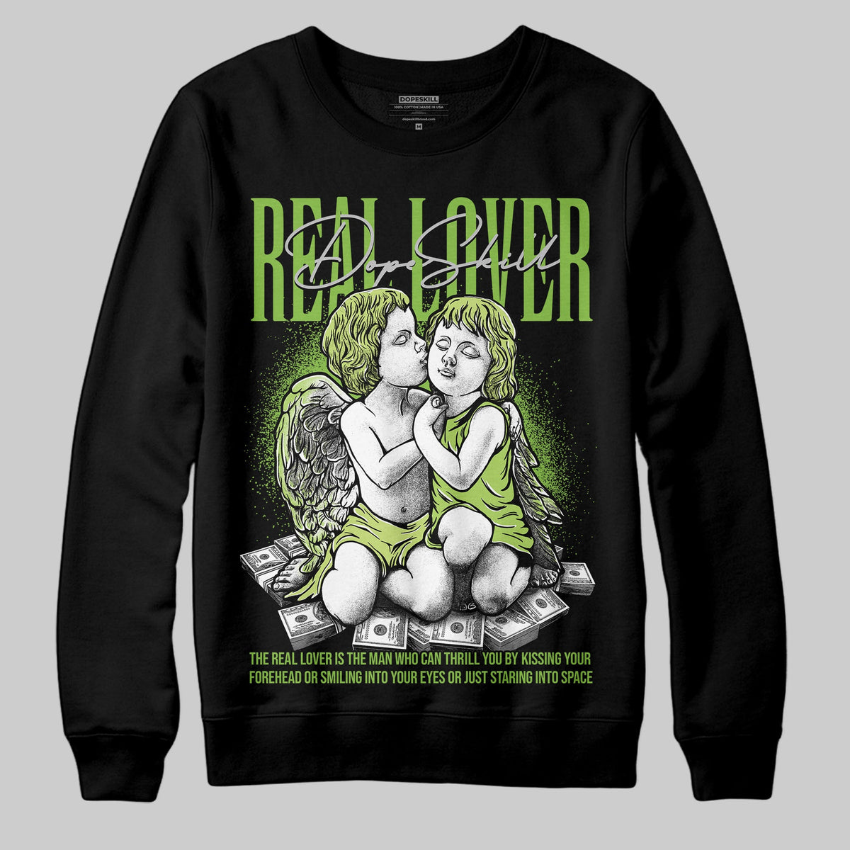 Max 95 OG 'Neon' DopeSkill Sweatshirt Real Lover Graphic
