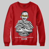 Red 'Scared Money Don't Make No Money' DopeSkill Graphic Sweatshirt