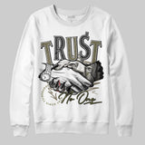 Medium Olive 3s DopeSkill Sweatshirt Trust No One Graphic