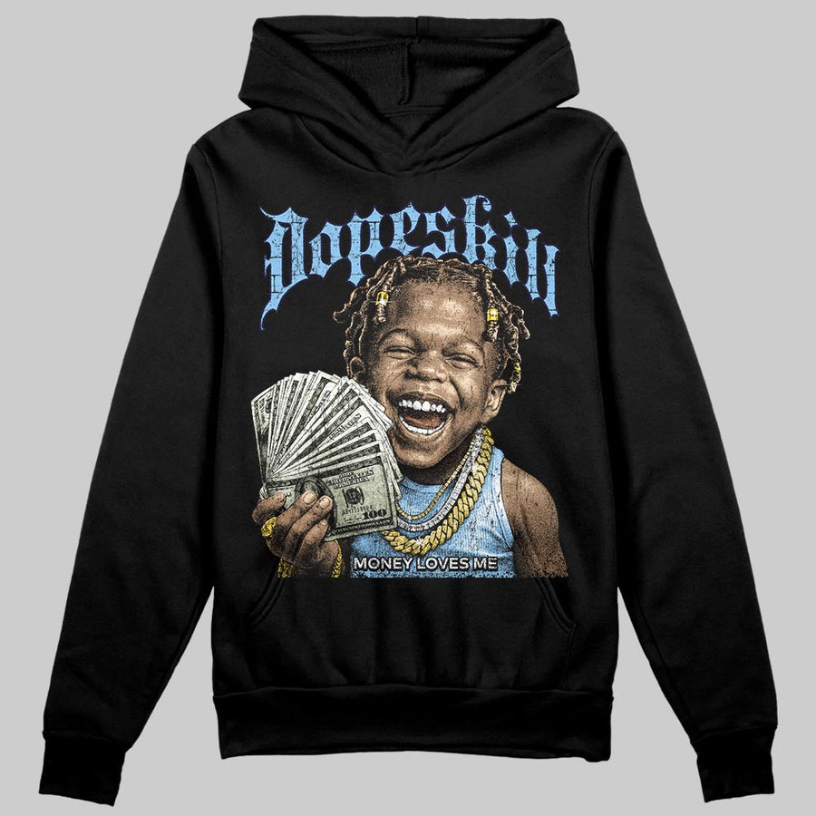 University Blue 'Money Loves Me' DopeSkill Graphic Hoodie