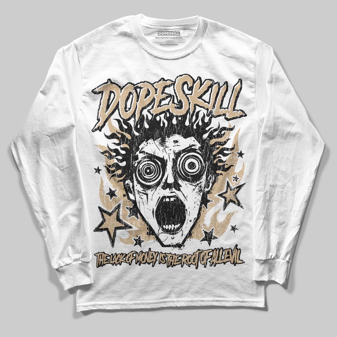 TAN Collection DopeSkill Long Sleeve T-Shirt Root of Evil Graphic