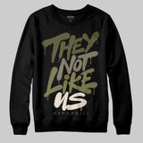 Medium Olive 3s DopeSkill Sweatshirt They Not Like Us Graphic