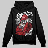 Black/White 'Grind Pray' DopeSkill Graphic Hoodie