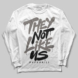 Cave Stone 4s DopeSkill Long Sleeve T-Shirt They Not Like Us Graphic