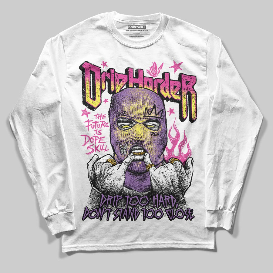 PURPLE Collection DopeSkill Long Sleeve T-Shirt Drip Harder Graphic