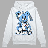 Powder Blue 9s DopeSkill Hoodie Sweatshirt Hurt Bear Graphic