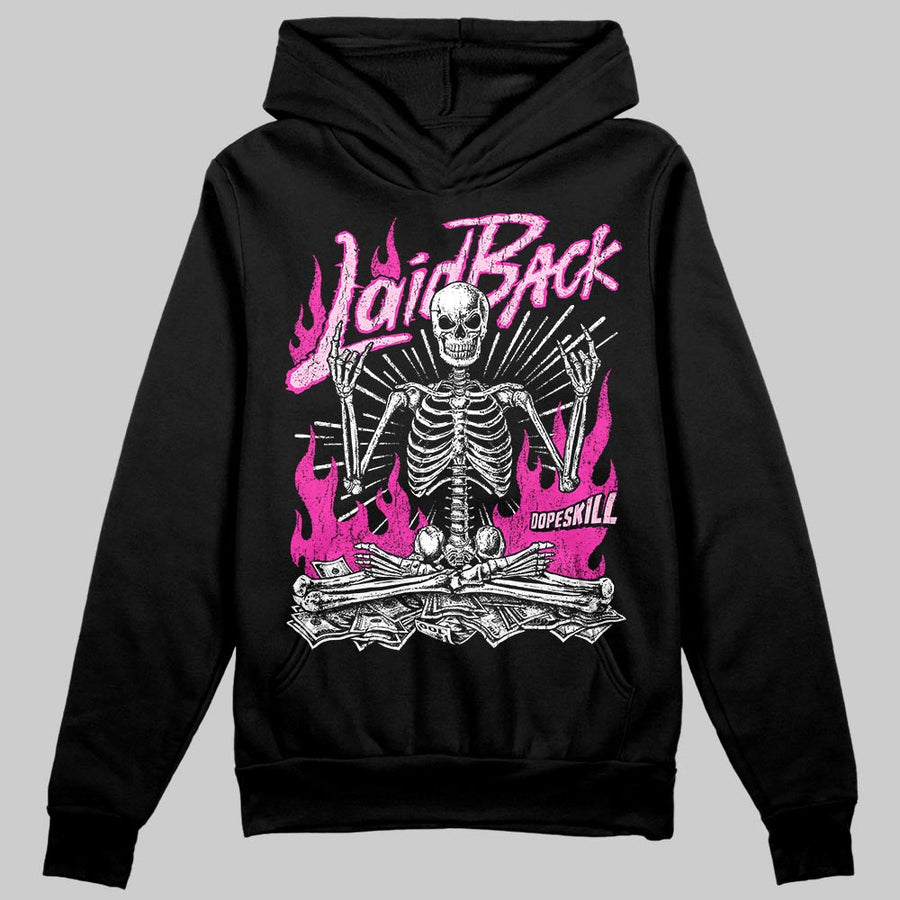 Pink 'Laid Back' DopeSkill Graphic Hoodie