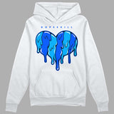 Royal Blue Collection DopeSkill Hoodie Sweatshirt Slime Drip Heart Graphic