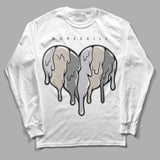 Grey Collection DopeSkill Long Sleeve T-Shirt Slime Drip Heart Graphic