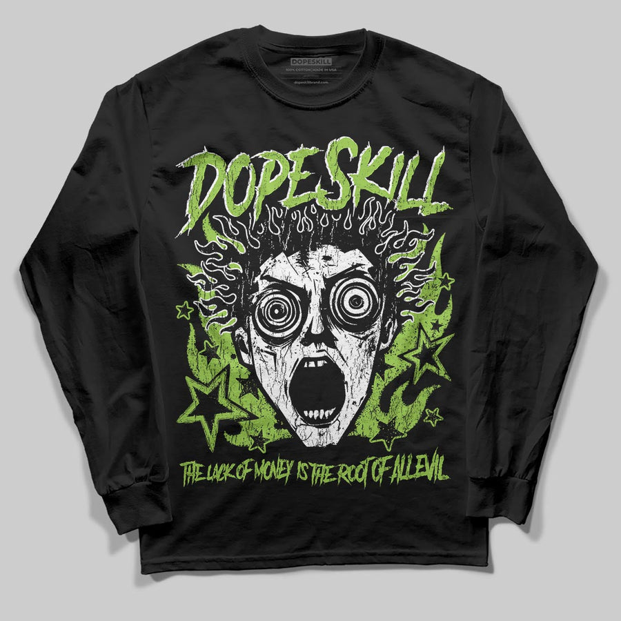 Neon Green Collection DopeSkill Long Sleeve T-Shirt Root of Evil Graphic