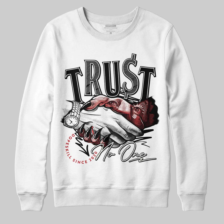 Flight Club 4s DopeSkill Sweatshirt Trust No One Graphic