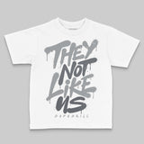 Wolf Grey 5s DopeSkill Toddler Kids T-shirt They Not Like Us Graphic