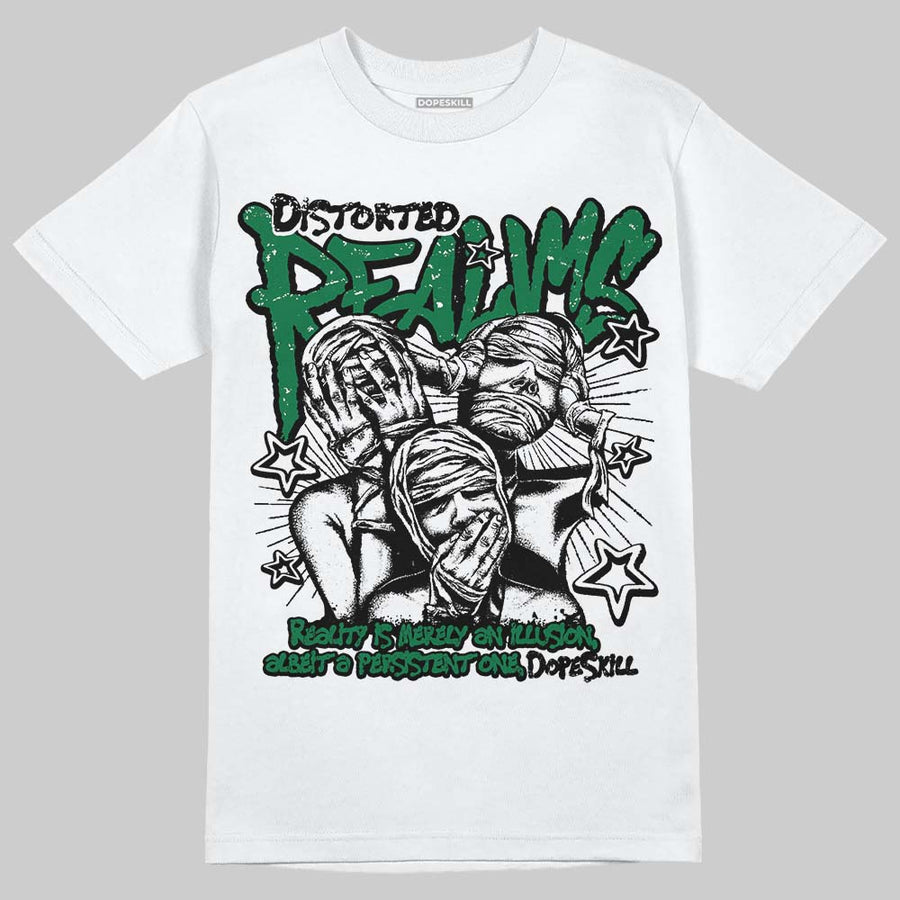 Pine Green 1s DopeSkill T-Shirt Distorted Realms Graphic