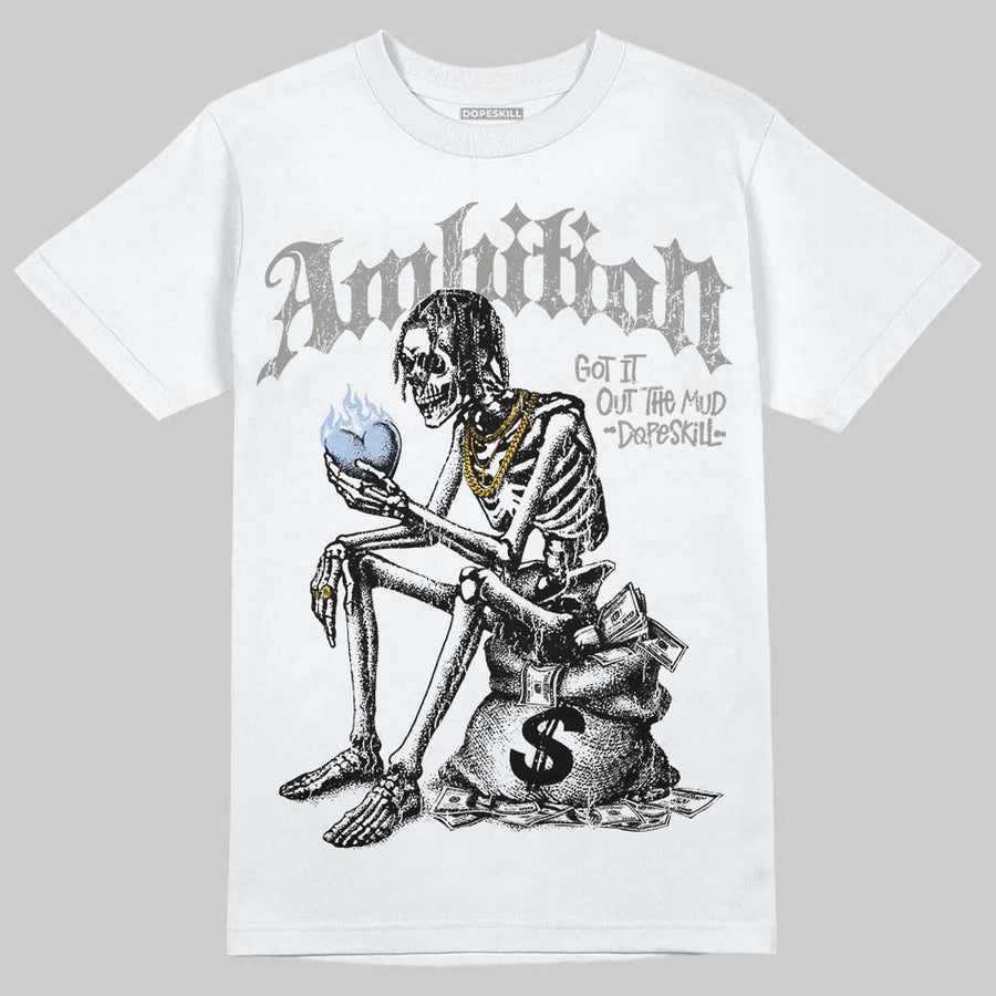 White Metallic 5s DopeSkill T-Shirt Ambition Graphic