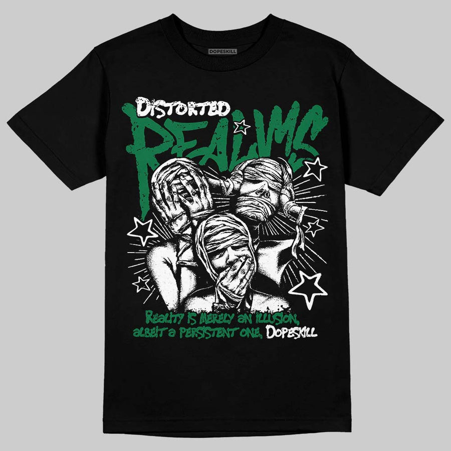 Pine Green 1s DopeSkill T-Shirt Distorted Realms Graphic