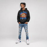 “True Blue” 3s DopeSkill Hoodie Sweatshirt Born Broke Die Rich Graphic