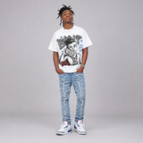 “True Blue” 3s DopeSkill T-Shirt Boss Up Graphic