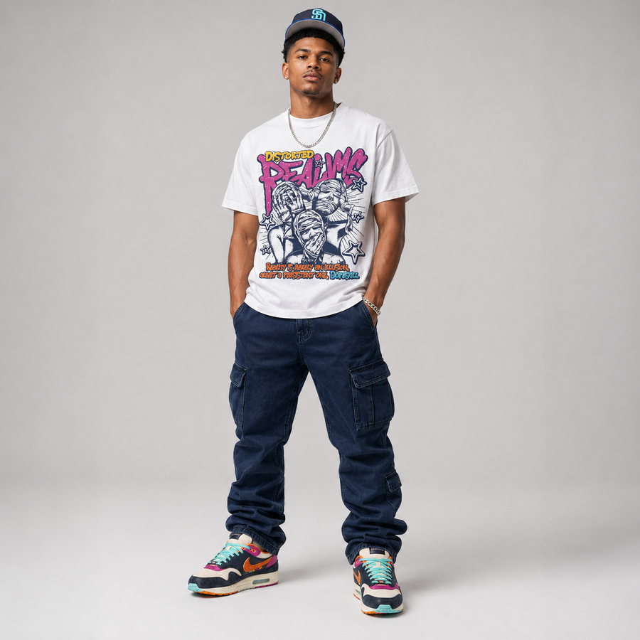 Max 1 “San Diego Padres” DopeSkill T-Shirt Distorted Realms Graphic