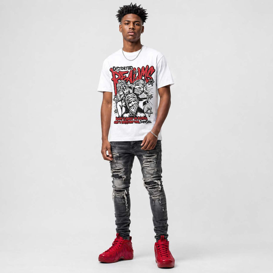 Foamposite One "Gym Red" DopeSkill T-Shirt Distorted Realms Graphic