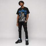 Black University Blue 5s DopeSkill T-Shirt Ambition Graphic