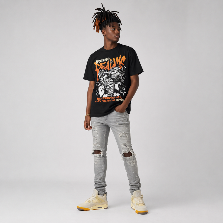 “Birds of Paradise” 4s DopeSkill T-Shirt Distorted Realms Graphic