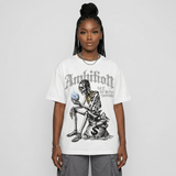 White Metallic 5s DopeSkill T-Shirt Ambition Graphic