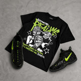 Foamposite One "Voltage" DopeSkill T-Shirt Distorted Realms Graphic