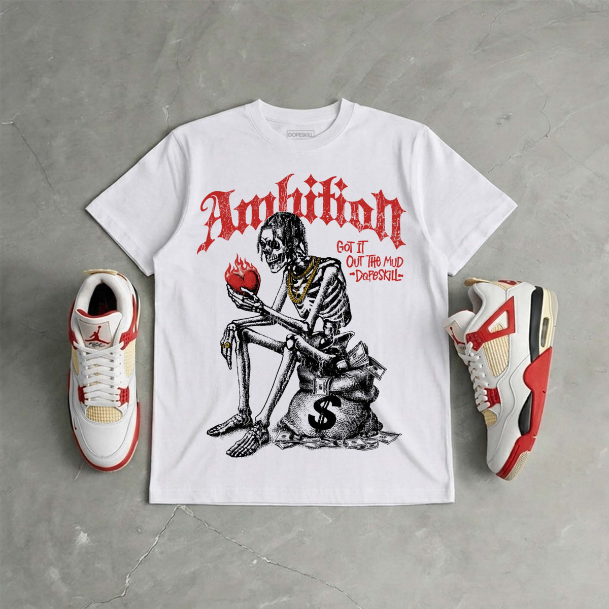 Nigel Sylvester x 4s “Brick After Brick” DopeSkill T-Shirt Ambition Graphic