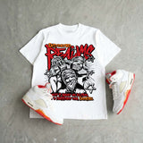 Sunset 5s DopeSkill T-Shirt Distorted Realms Graphic