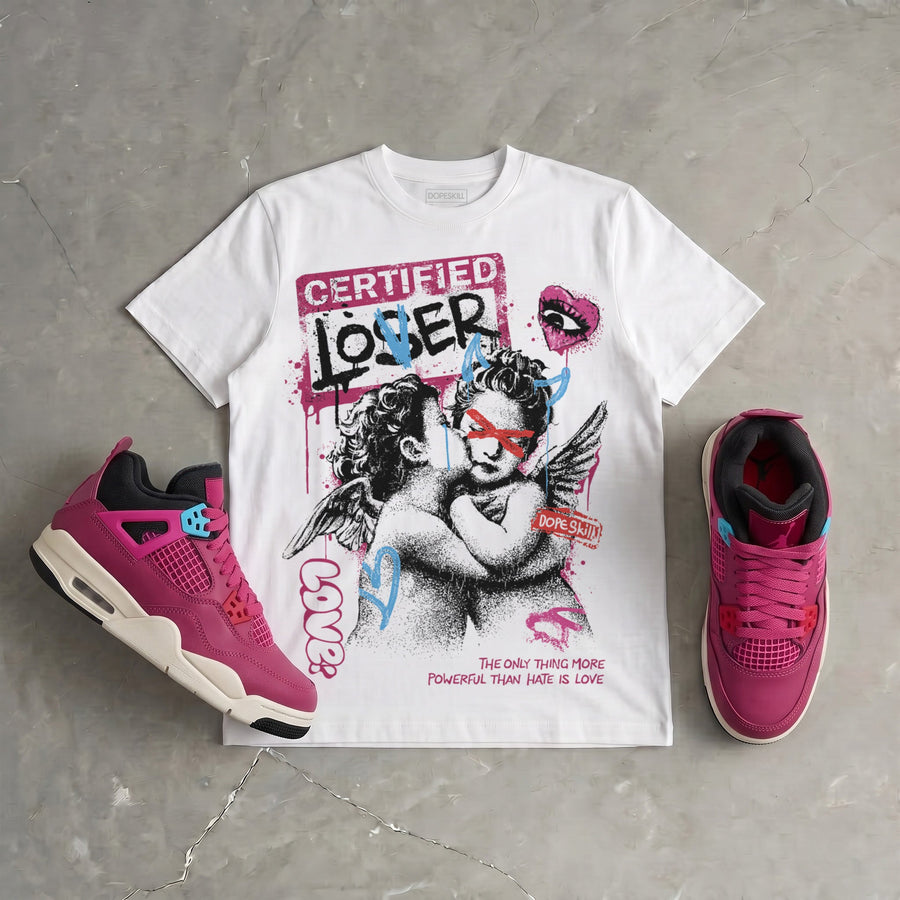 Sweet Beet 4s DopeSkill T-Shirt Certified Lover Graphic