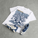 Diamond Turf II “Blue Grey” DopeSkill T-Shirt Distorted Realms Graphic