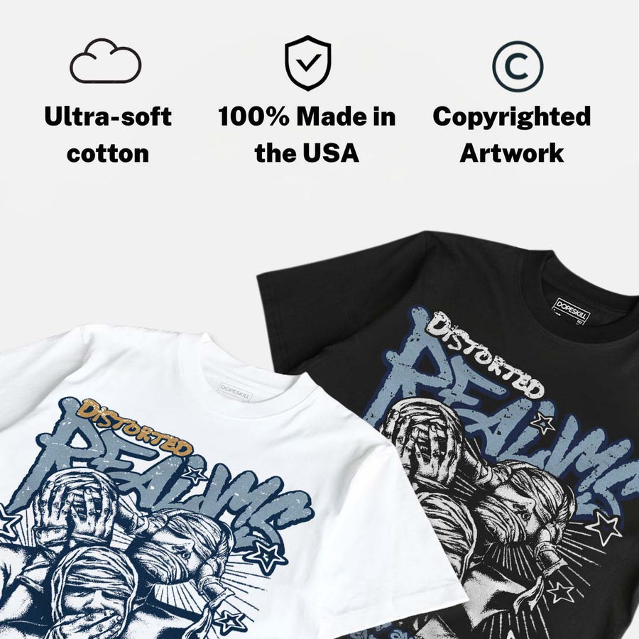 Diamond Turf II “Blue Grey” DopeSkill T-Shirt Distorted Realms Graphic